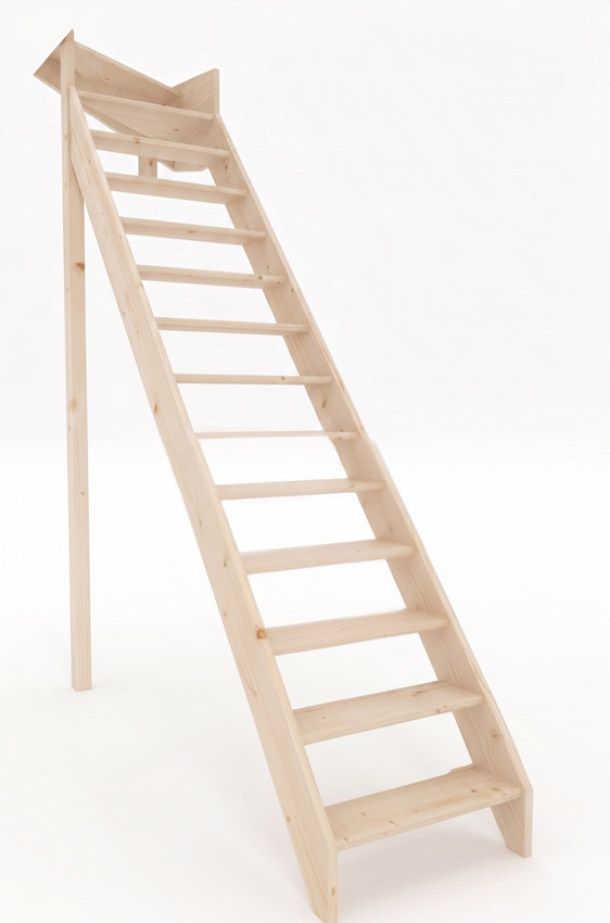 Molenaarstrap Bonn Evolution mini met kwartslag links boven H320xB64,4cm