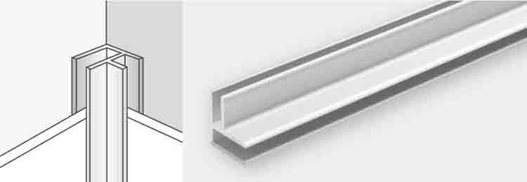 Coin universel Dumawall+ aluminium 12-20mm 2.6m