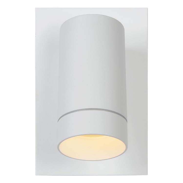 Lucide TAYLOR - Spot mural Extérieur - 1xGU10 - IP44 - Blanc
