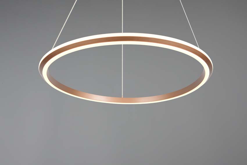 Hanglamp - Koffie - Ø75cm - Dimbaar - LED - 1x34W - 2300-4000K