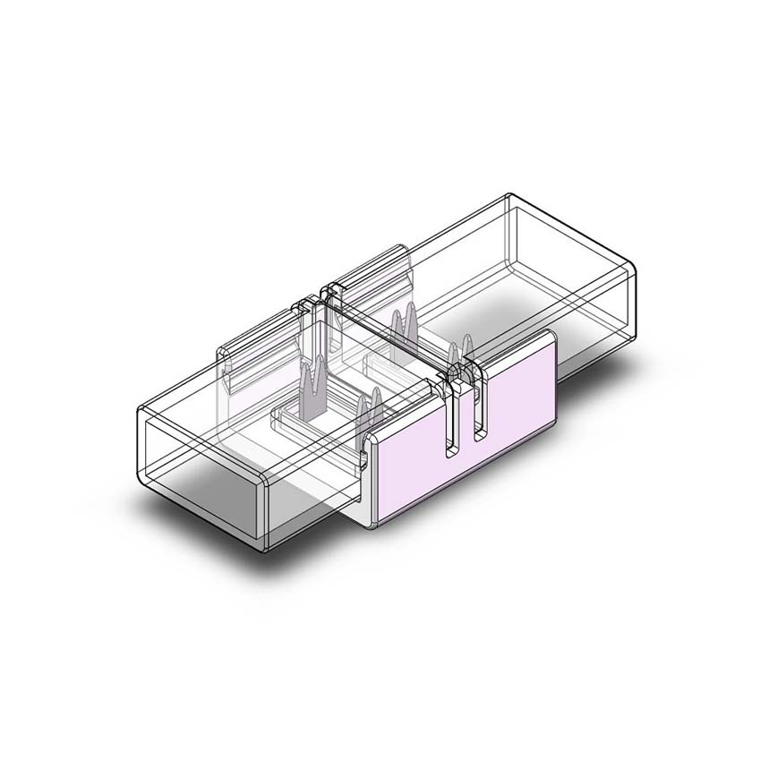 Connecteur central pour bande LED 10 mm