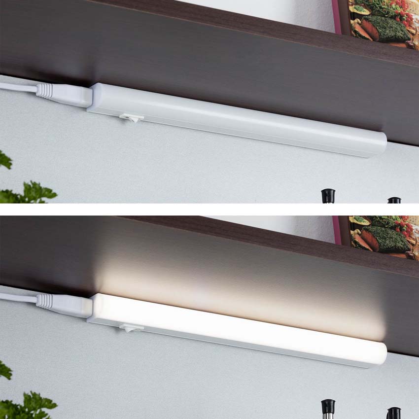 Éclairage de cuisine - blanc - 31,3cm - LED - 4W - 4000K - raccordable