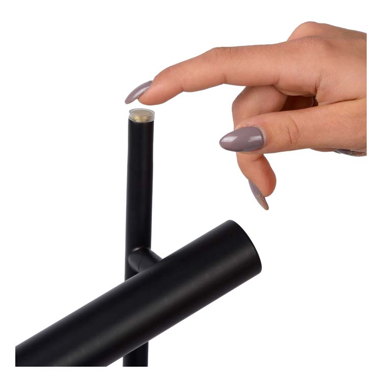 Staande lamp - zwart - dimbaar - LED - 2x4,5W - 3000K