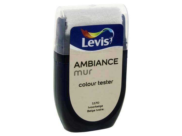 Levis Ambiance tester muurverf mat 30ml ivoorbeige