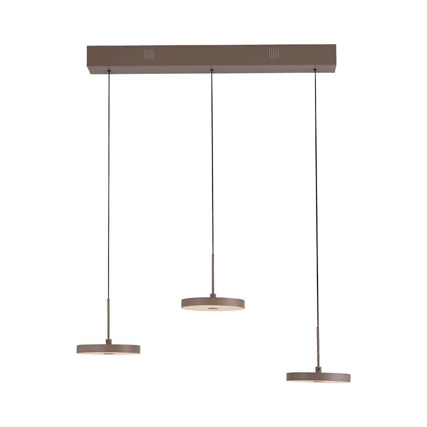 Luminaire suspendu Jojo - Sable - 65cm - dimmable - 3x6,8W - 3000K Luminaire suspendu Jojo - Sable - 65cm - dimmable - 3x6,8W - 3000K