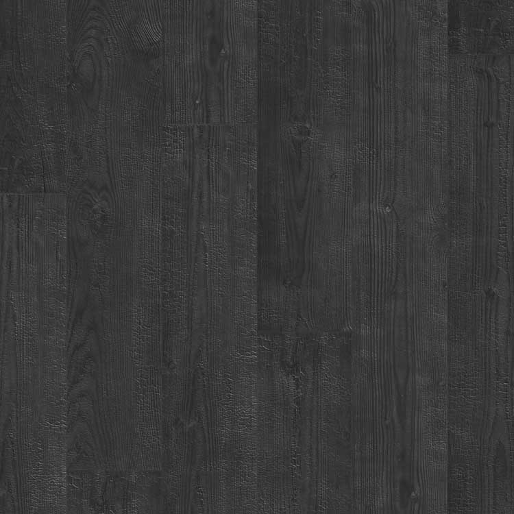 Sol stratifié Quick-step Impressive 8mm - Planches aspect bois brûlé