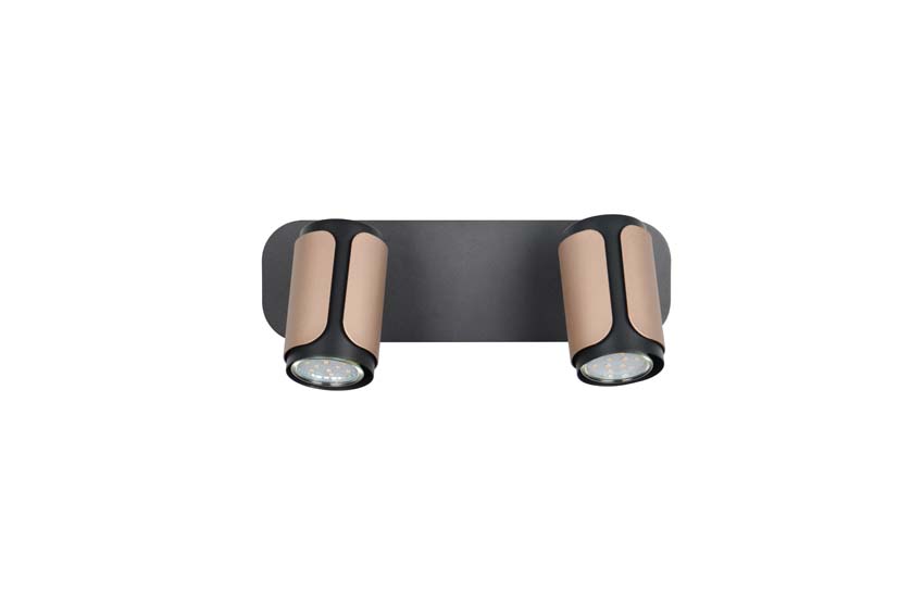 Opbouwspot - Koffie - 30x12x16cm - Dimbaar - GU10 - 2x10W