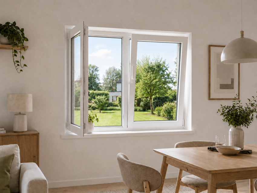 2-VAN fenetre oscillo-battant pvc Ikkuna blanc 70 mm B1200x1000mm