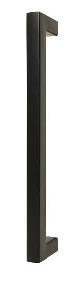 Porte intérieure vitrée complète mat + 4 lignes transparantes 83x201cm poignée carrée noire + charnières