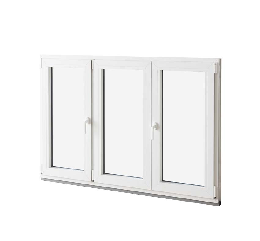 3-VAN oscillo-battant pvc Deceuninck Elegant blanc/bl B1800xH1200 mm