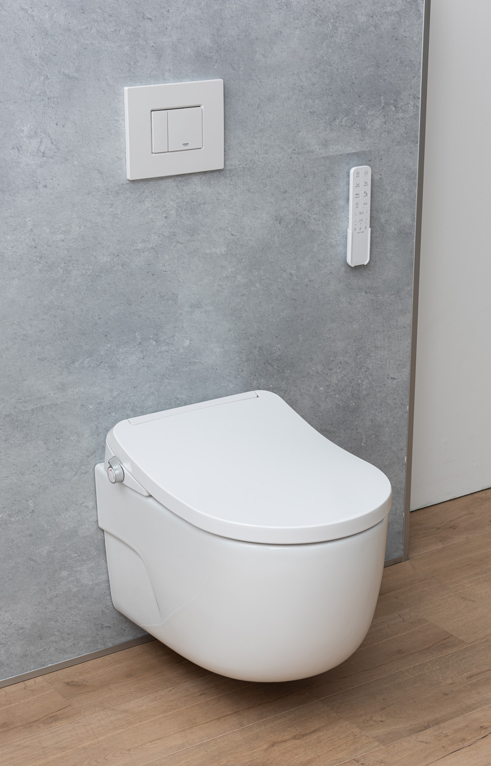 Hangtoilet Smart Gracie rimless tornado flush glanzend wit inclusief WC-bril