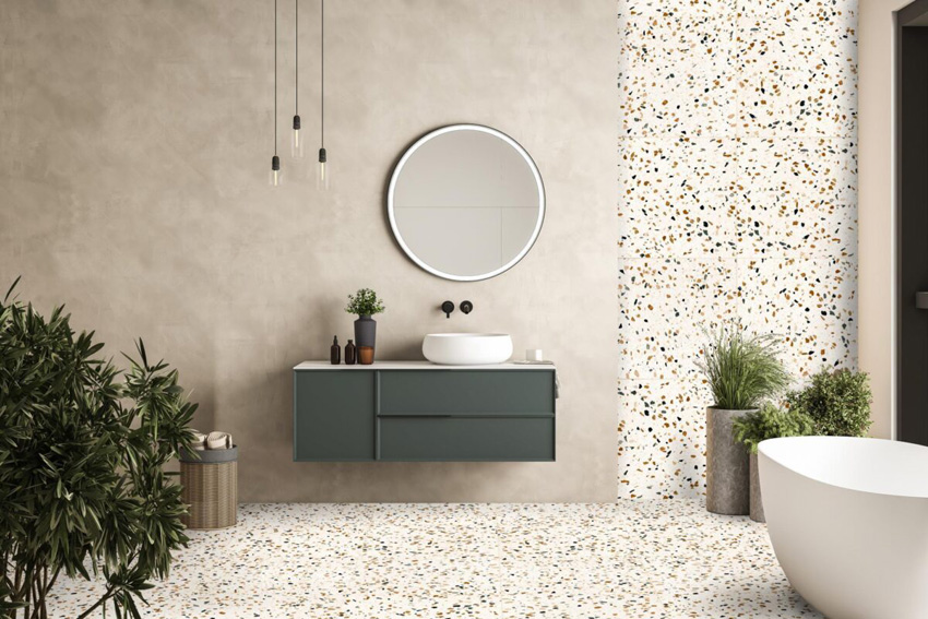 Carrelage de sol et mural Re-Bel cognac 60x60cm