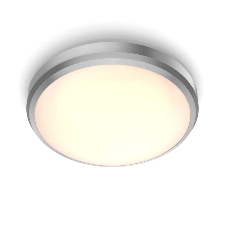 Plafondlamp Nikkel 6W 2700K IP44