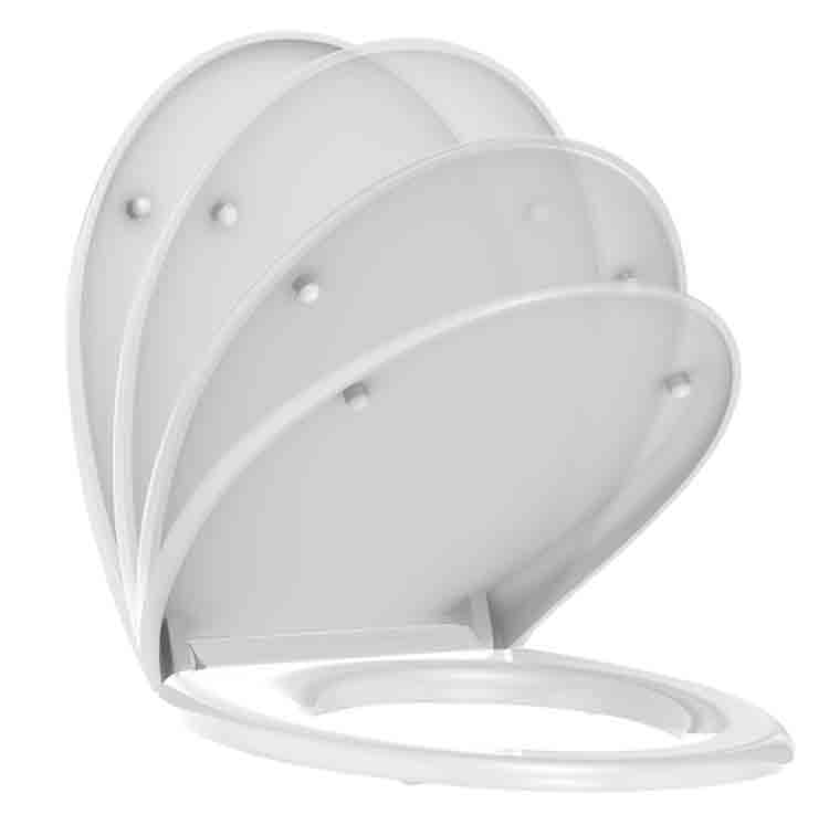 Wc-bril Boreo soft-close wit Wc-bril Boreo soft-close wit