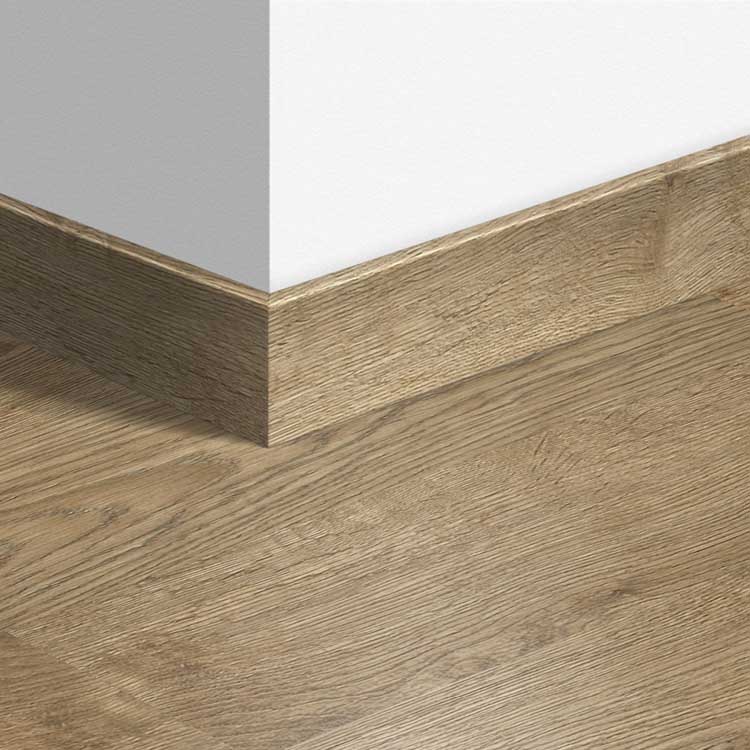 Parketplint Quick-Step 14 x 77 x 2400 mm Oude eik matgeolied