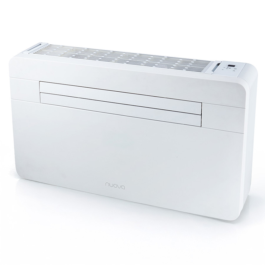 Climatiseur monobloc 9000BTU blanc avec fonction refroidissement et chauffage