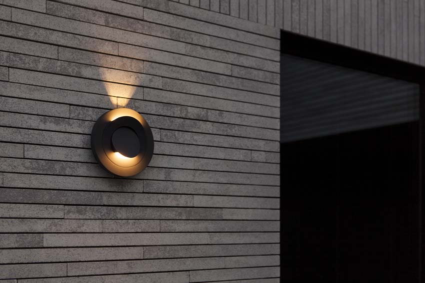 Applique murale d'extérieur Lior - gris - 7.8W - 3000K - IP54