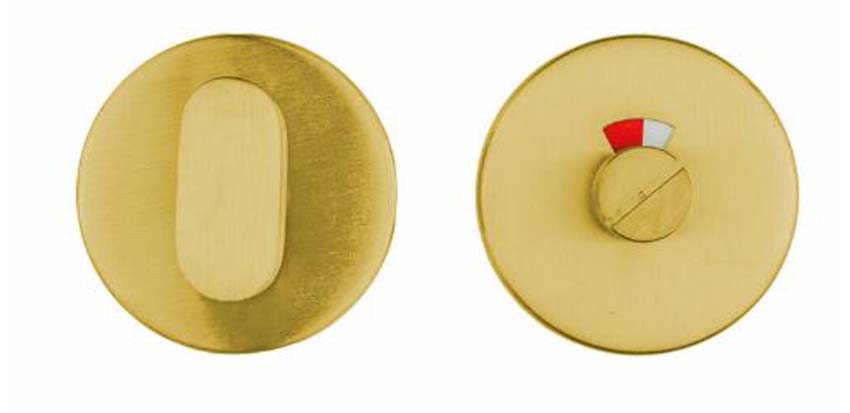 WC-garnituur pro Rond shape mat koper