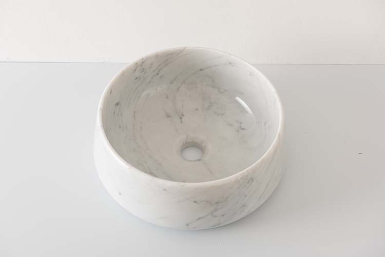 Opbouwkom Dano carrara wit 380 x 130 mm
