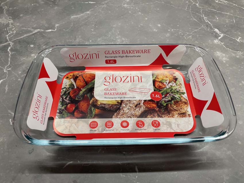 Ovenschaal transparant glas 1,6L