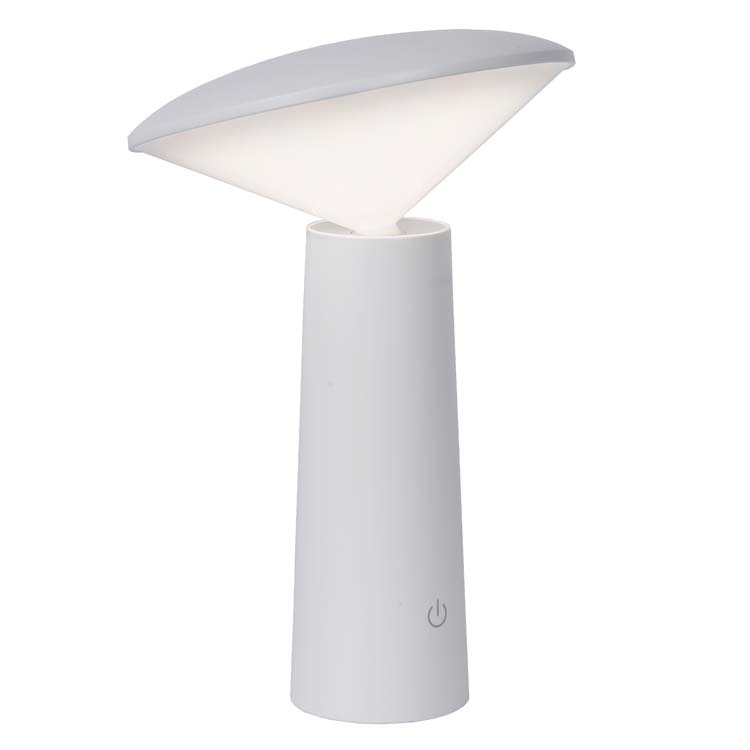 Tafellamp Buiten - Ø 13,7 cm - LED Dimb. - 1x4W 6500K - IP44 - Wit