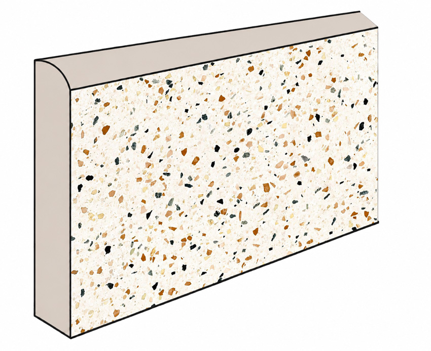 Plint Re-Bel cognac 60x60cm