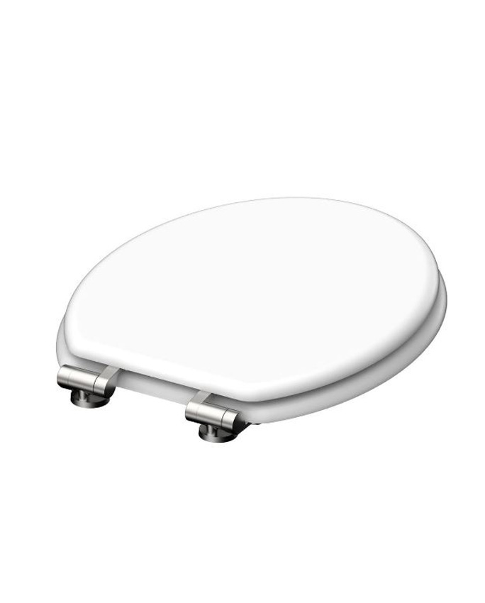 Siège de WC softclose blanc mat