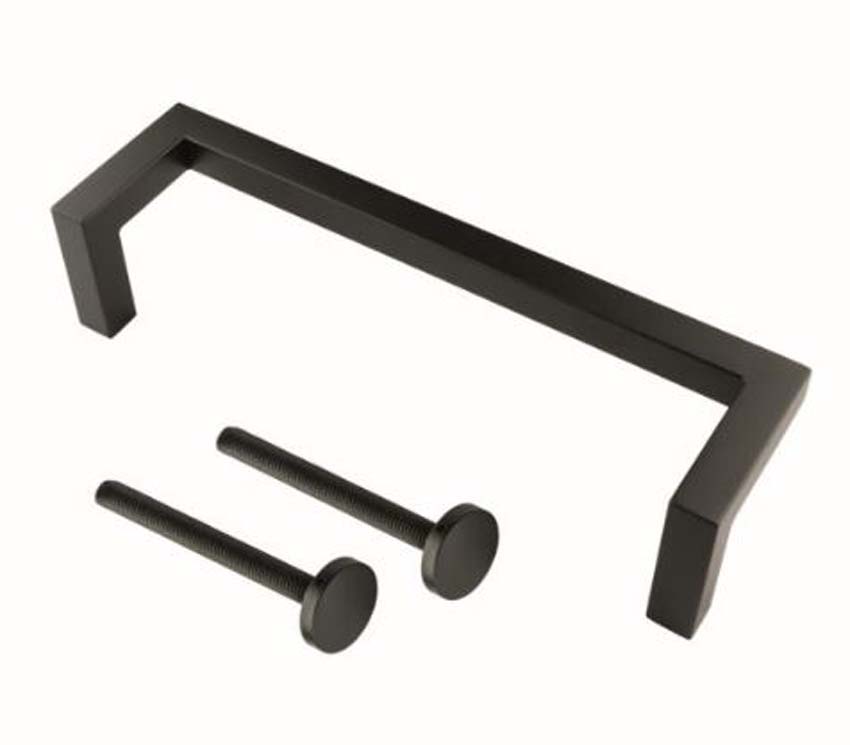 Poignée de tirage pro Square D inox noir structure UV 20/300mm