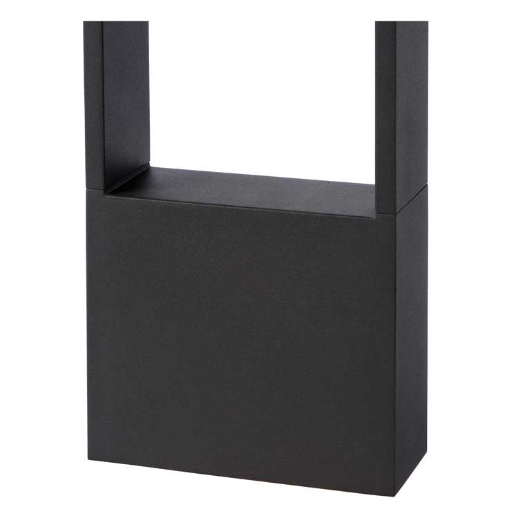 Lucide GOA - Borne extérieur Extérieur - LED - 1x6,5W 3000K - IP54 - Anthracite