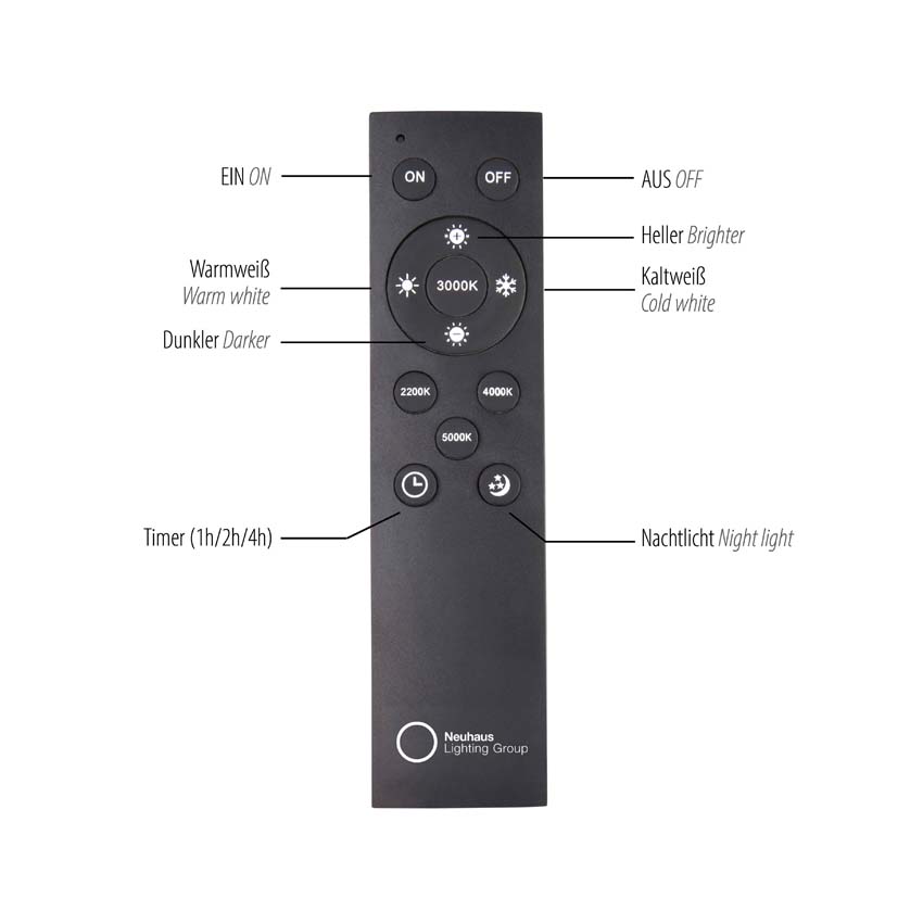 Hanglamp Easy Lift - Brons/chroom - Ø13cm - Dimbaar - 1x8W - 2200-5000K - met afstandsbediening