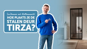 Pivoterende stalen binnendeur 3W Tirza 880 x 2040 mm