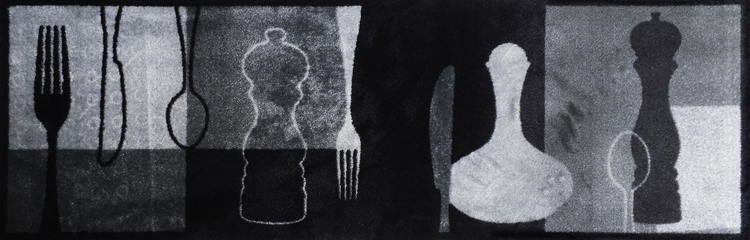 Tapis de cuisine salt and pepper 50x150 cm