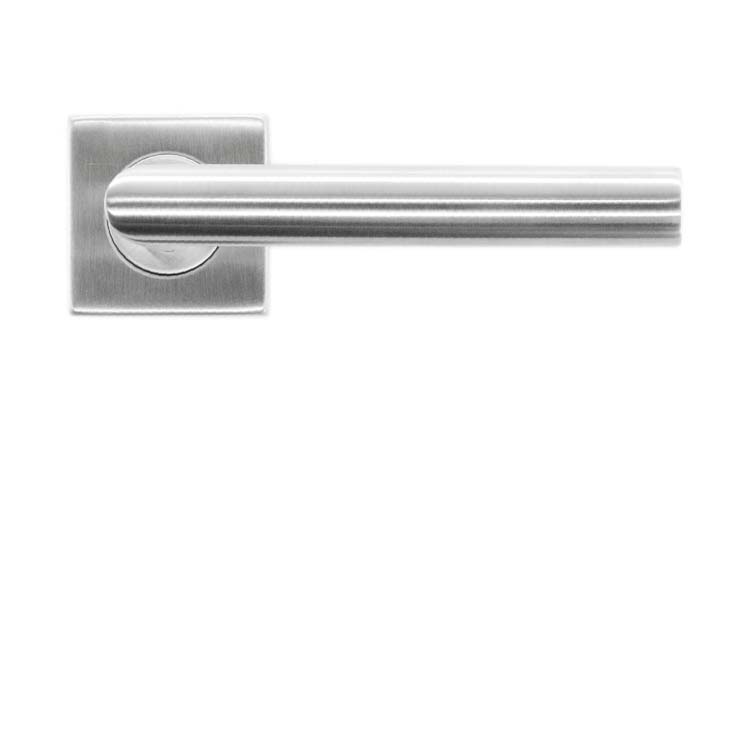 Poignée de porte pro carré belluno 19mm inox plus sans rosace