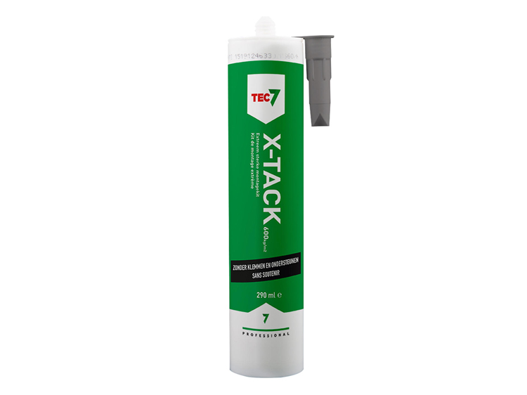 Montagelijm 290ml grijs