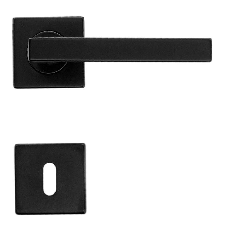 Deurkruk pro tivoli 16mm zwart baardrozet