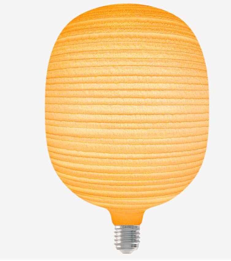 Ampoule LED ovale - E27 - Blanc - Ø17cm - Dimmable - 1x4W - 220lm - 1800K - 1 pièce