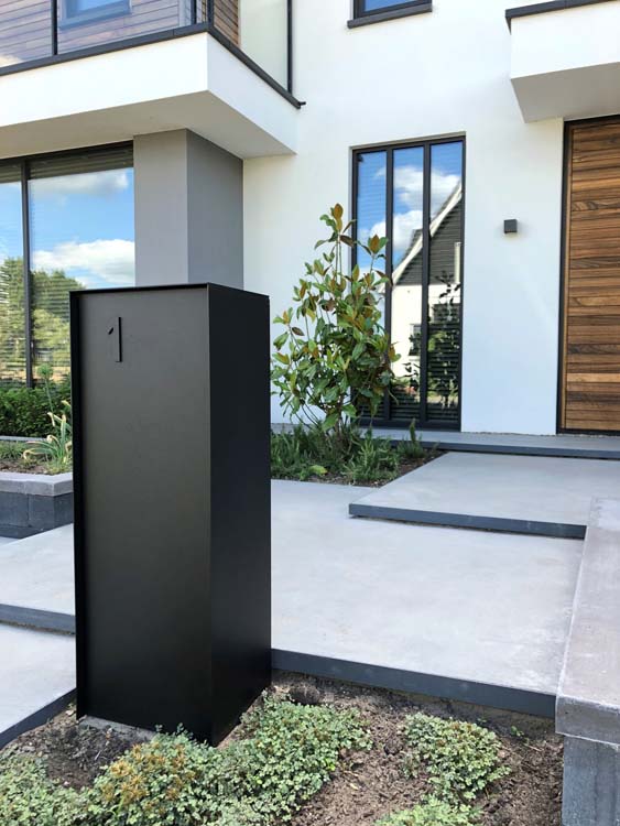 Pakketbrievenbus ONZO (eSafe) Dropbox small back zwart