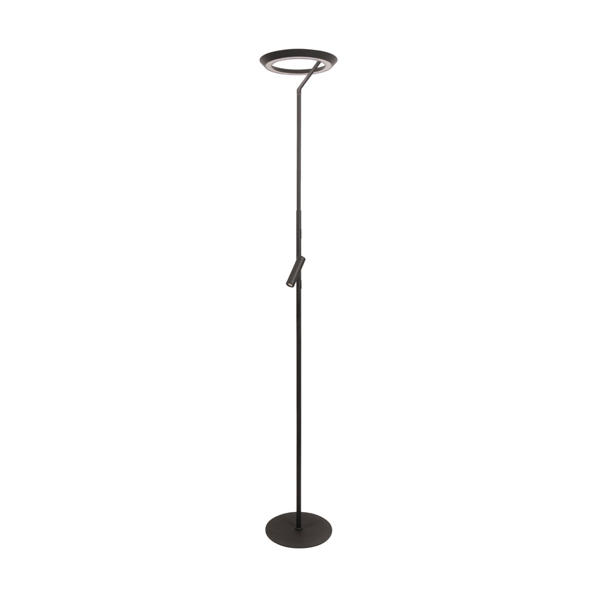 Lucide Essential Celeste - Lampadaire - Ø28cm - LED Dimmable - 2700K - Noir