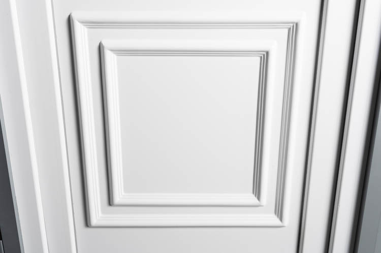 Porte extérieure Classica PVC blanc 980x2180mm ouvrant à droite Porte extérieure Classica PVC blanc 980x2180mm ouvrant à droite