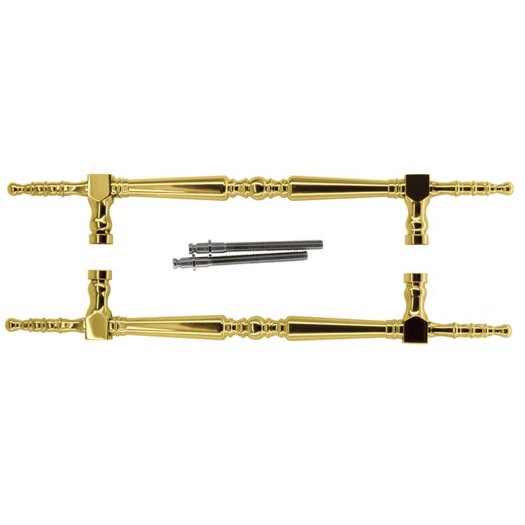 Tirant pro genua tête non verni paire épaisseur porte>3cm