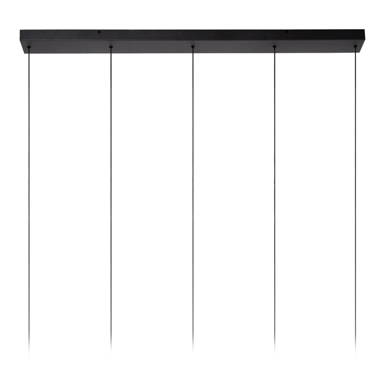 Suspension Mika - noir - dimmable - 5x5.7W - 3000K