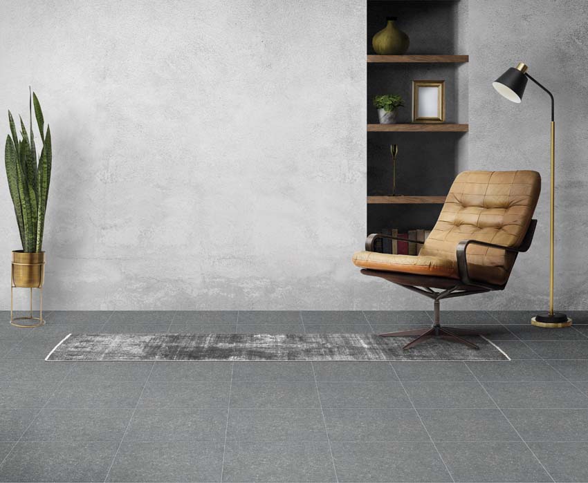 Dalle de terrasse Pierre De Semois gris 60x60x2cm