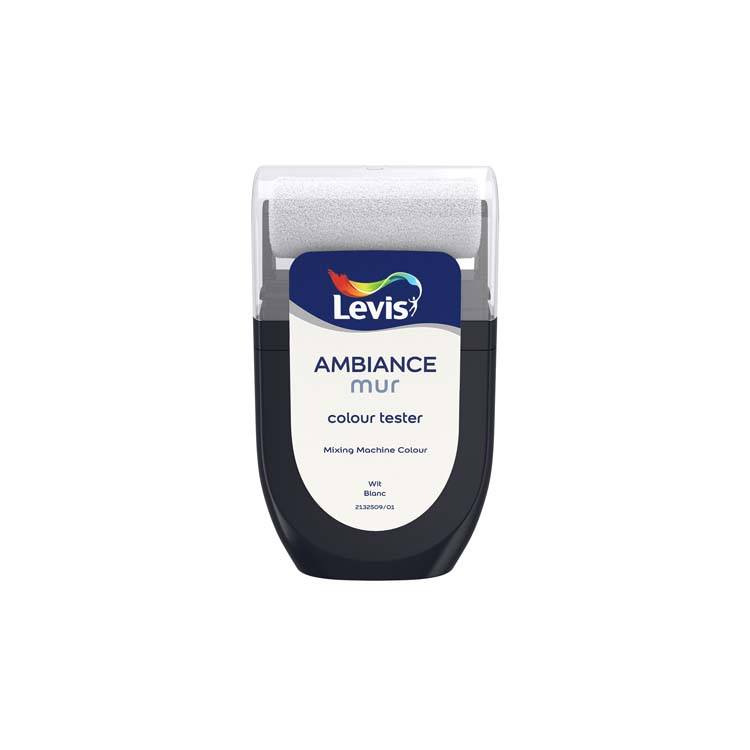 Levis verf Ambiance mur mat tester 30ml wit