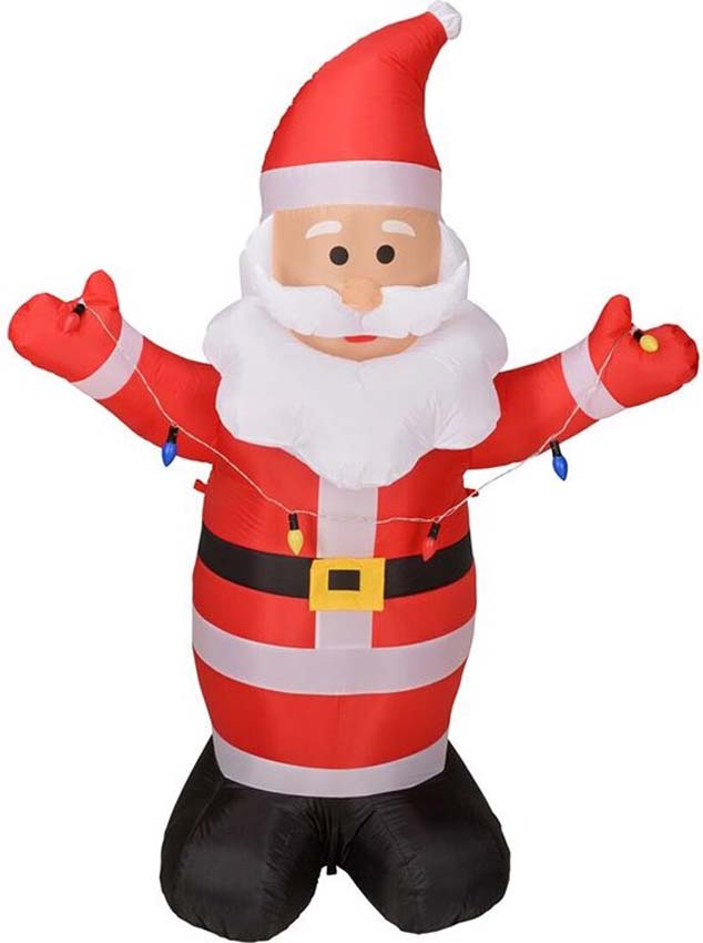 Père Noël gonflable LED 190 cm Père Noël gonflable LED 190 cm