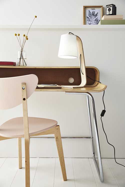 Lucide NORDIC - Lampe de table - E14 - Blanc