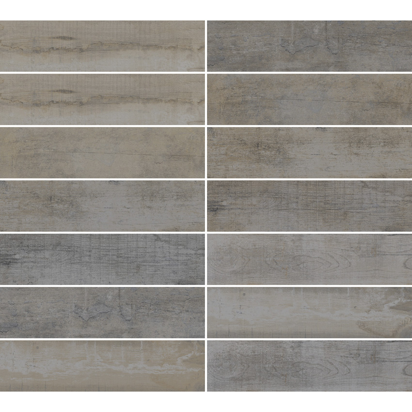 Carrelage de sol et mural Scandina wood 15x60cm