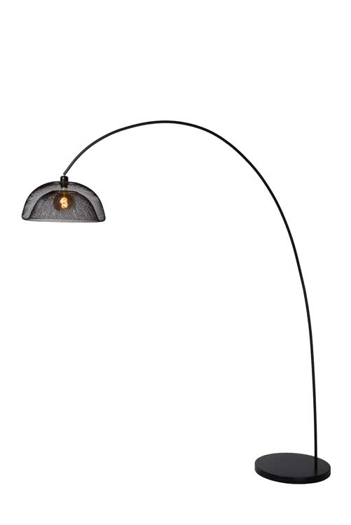 Lucide MESH - Lampadaire - E27 - Noir