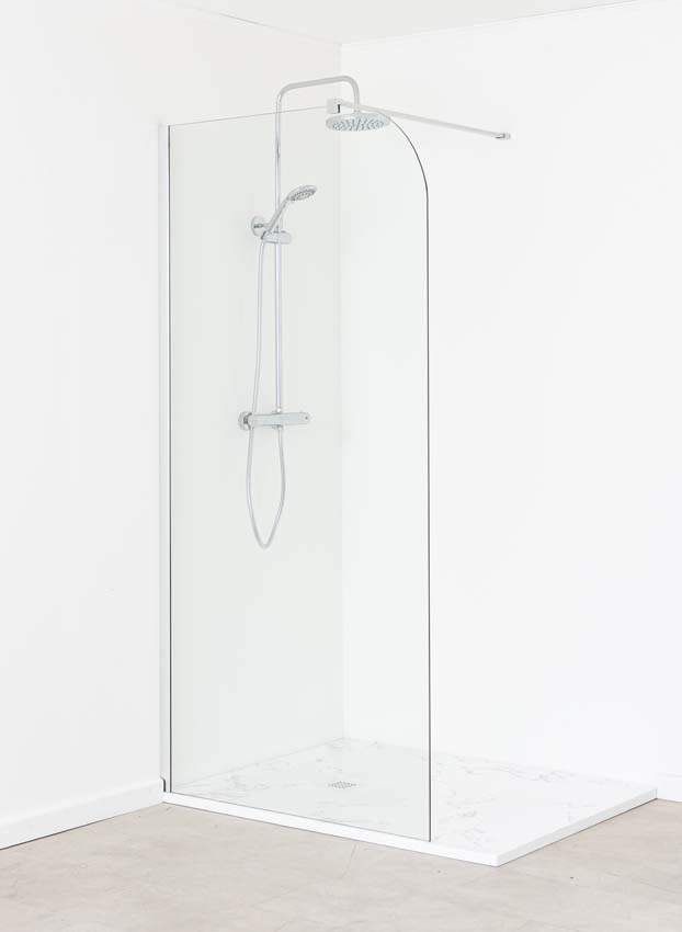 Douchewand Avery klaar glas 97x200cm