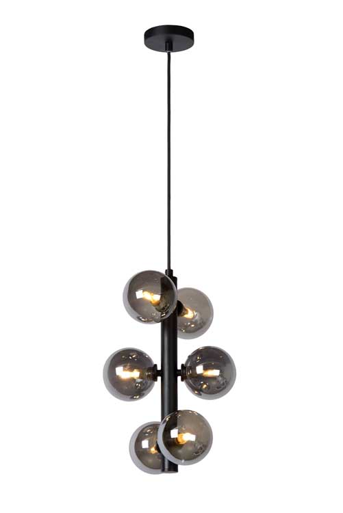Lucide TYCHO - Suspension - Ø 25,5 cm - G9 - Noir
