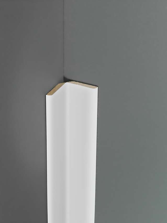 Kniklijst Decohouse Andorra white 240cm